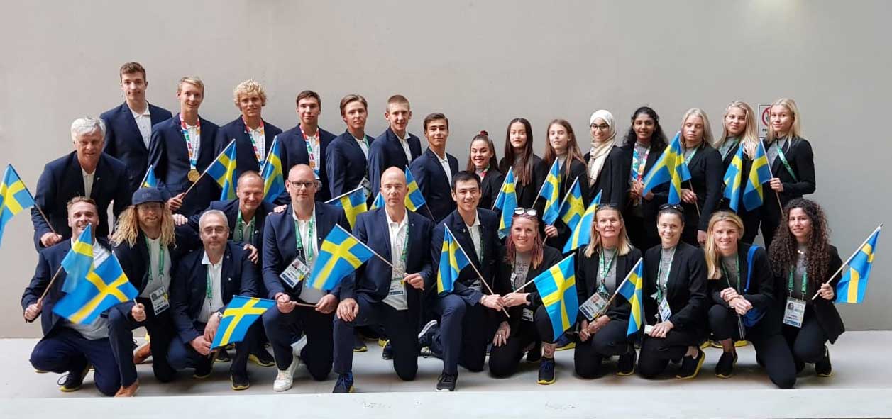 Den svenska truppen i Buenos Aires är den mest framgångsrika som Sverige skickat till ett världsungdoms-OS. Foto: SOK.