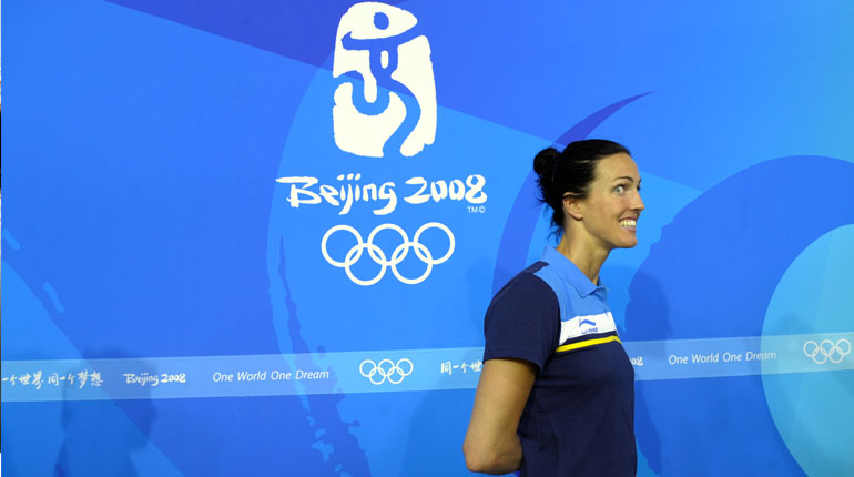 Under sitt fjärde OS i Beijing 2008. Foto: TT