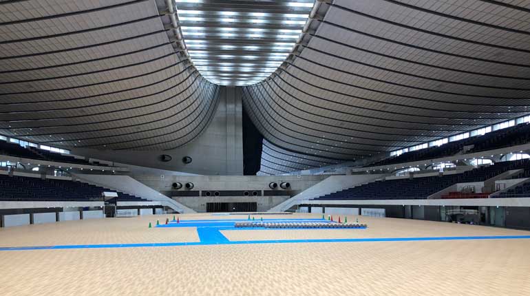 Handbollsarenan i Tokyo 2020 var basketplan under spelen 1964. Foto: SOK.