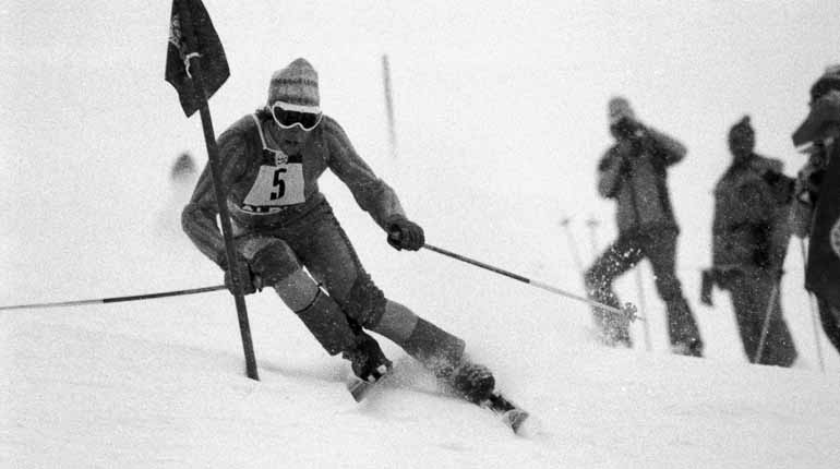 Ingemars Stenmark under OS i Innsbruck 1976. Foto: IOK